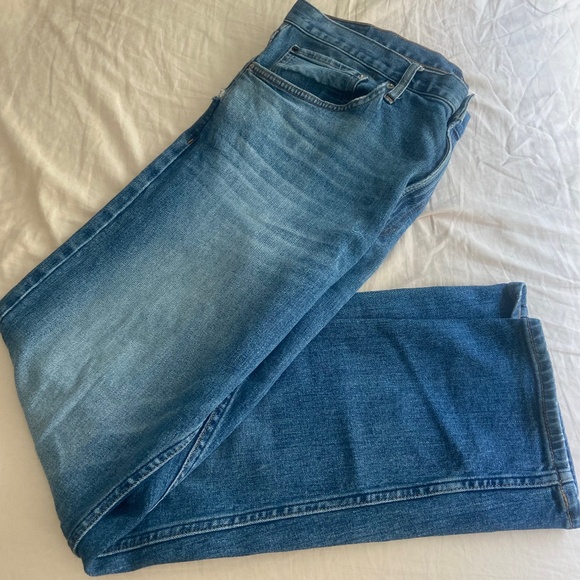 Calvin Klein CKJ 056 athletic taper fit Distressed Jeans 38 x 32 - Picture 3 of 5